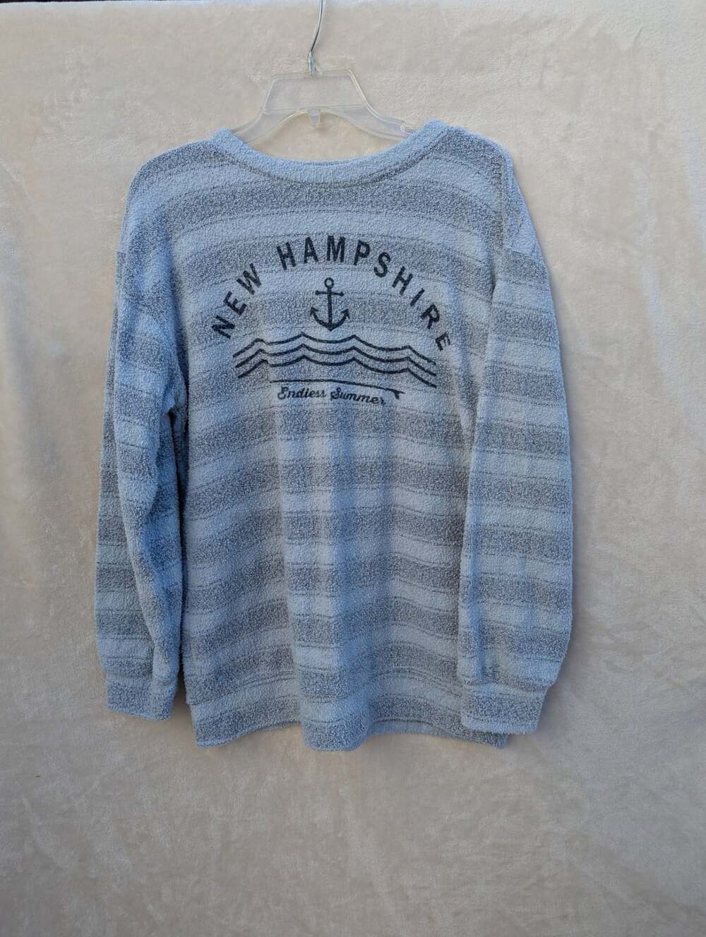 East Coast Vintage Apparel New Hampshire Striped Terry Sweatshirt - M